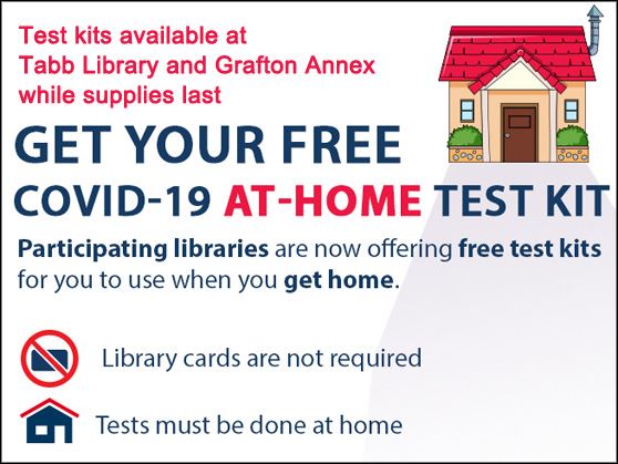 Free COVID-19 Test Kits available while supplies last