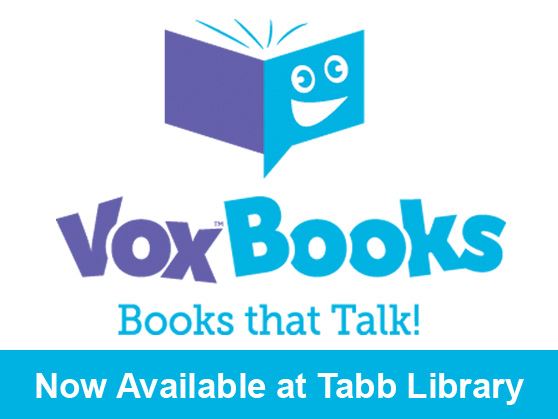 VOX Books are all-in-one read-alongs available in the Tabb Youth Services Department