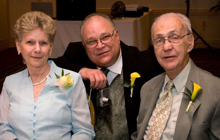 From left: Lois, Johnny & John Minter