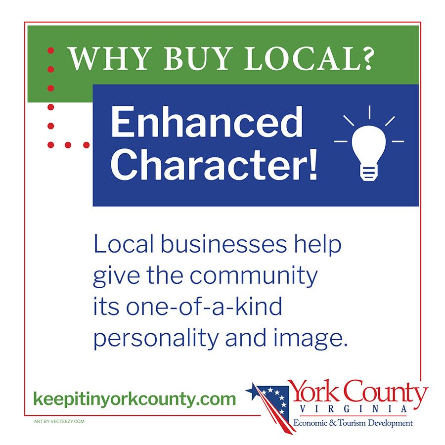 Keep It In York County Buy Local Character