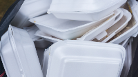 This is an image of foam containers
