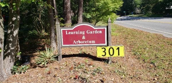 York Learning Garden sign